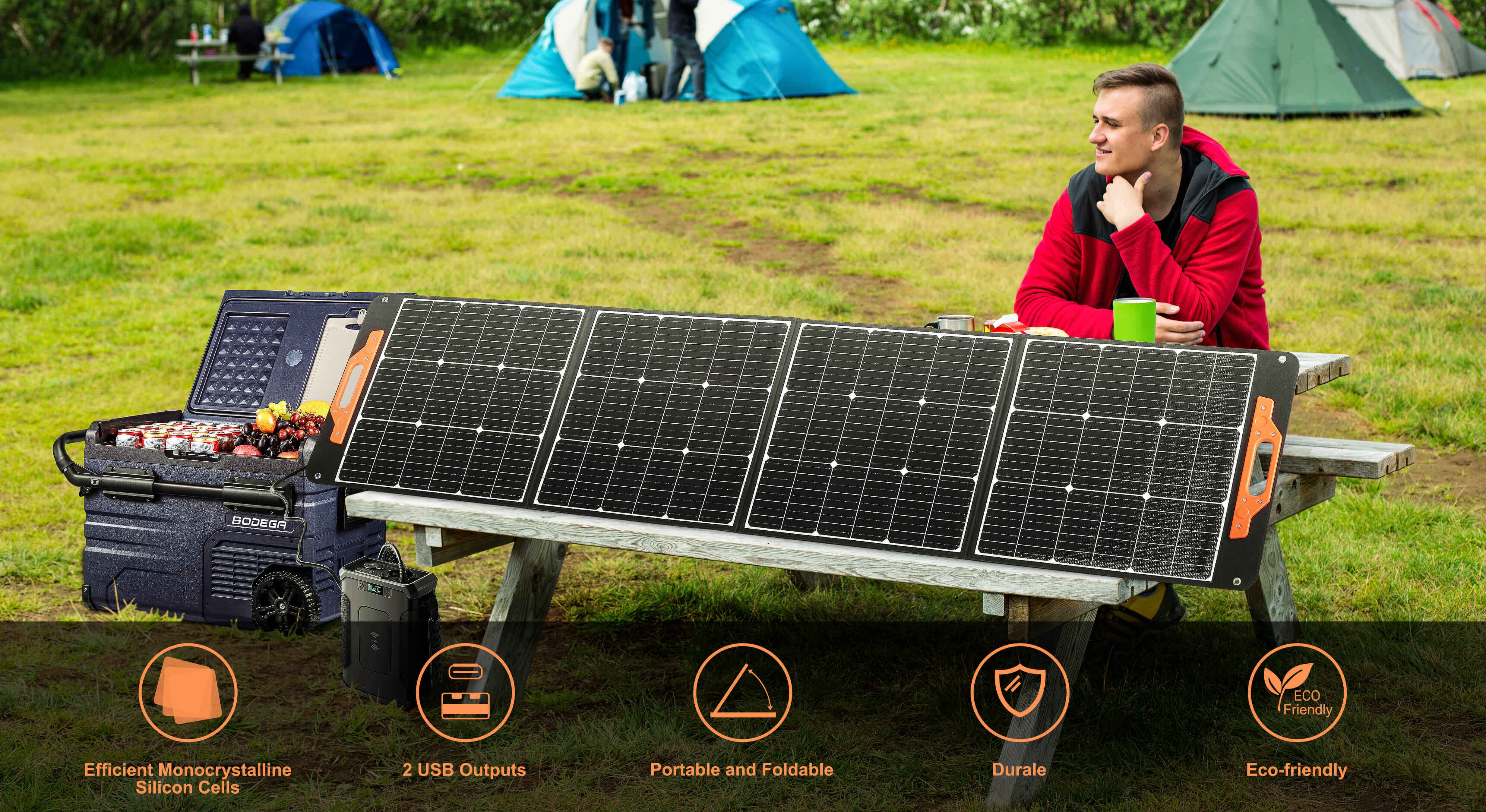 Portable solar panels for camping deals