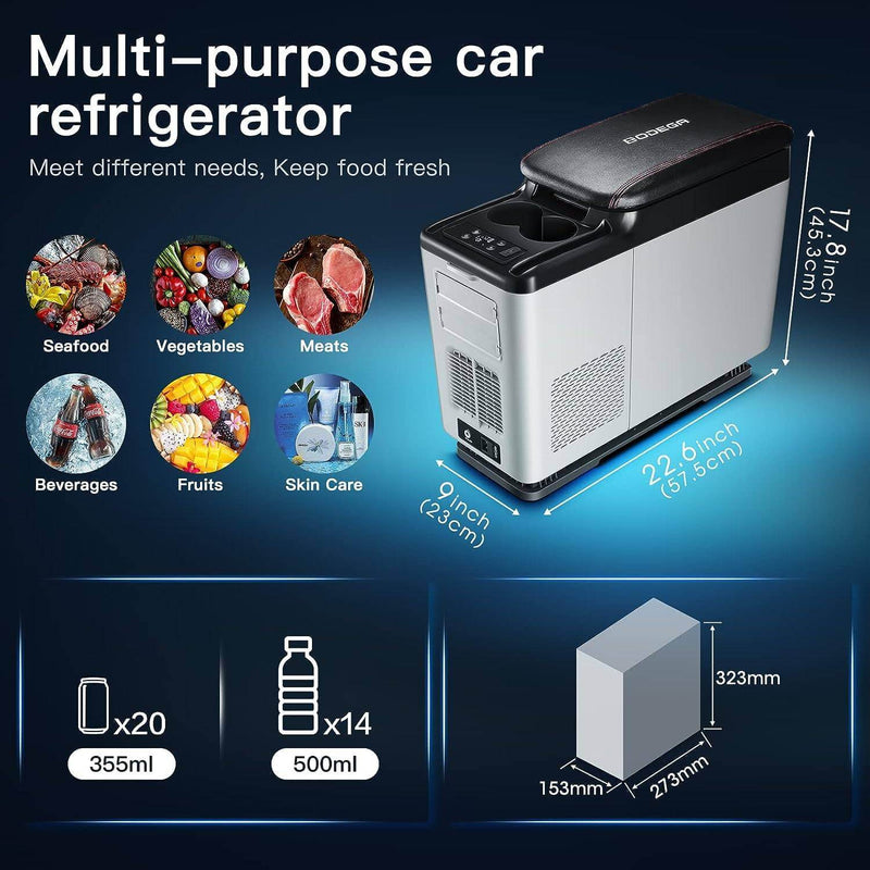 12 volt refrigerator for car 16qt