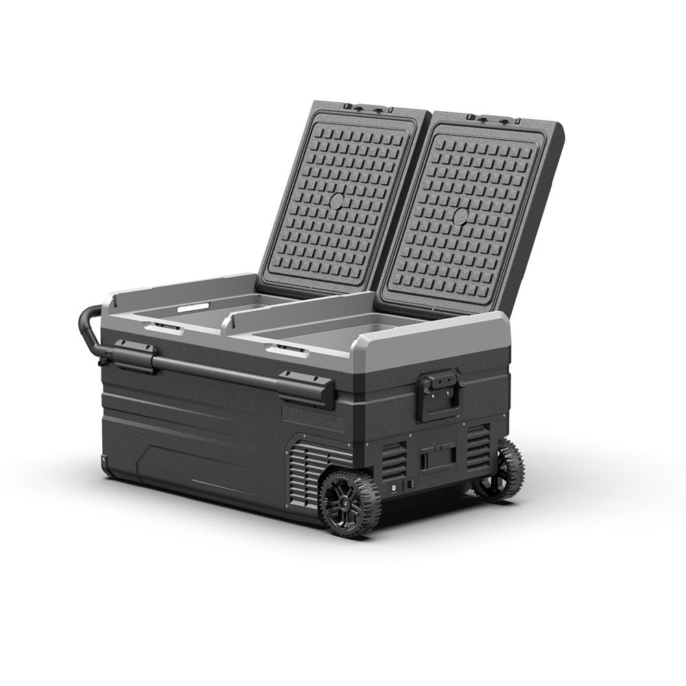 12V Fridge With LG Compressor Dual Zone Portable Refrigerator