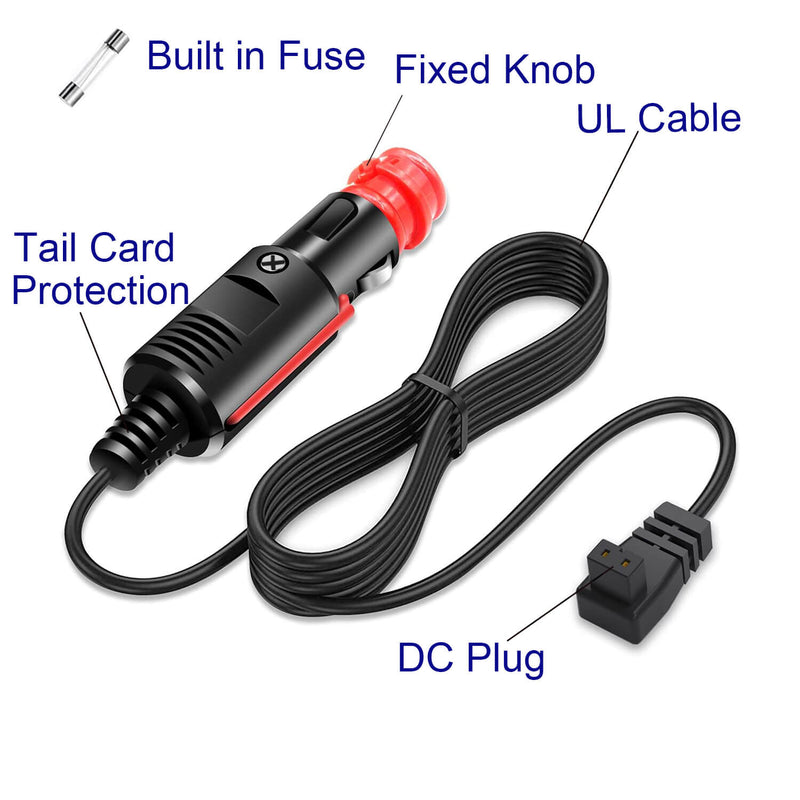 DC Power Cord Power Cables for 12/24 Volt Car Refrigerator Free Shipping Over $30