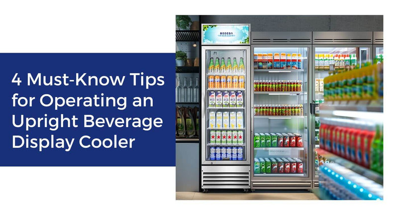 4 Must‑Know Tips for Operating an Upright Beverage Display Cooler