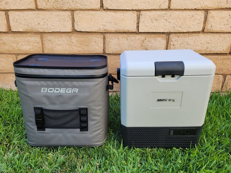 Bodega Cooler Mini 16 Quart Car Freezer/Fridge with Battery (P15) (16qt/15L/15 Liters)
