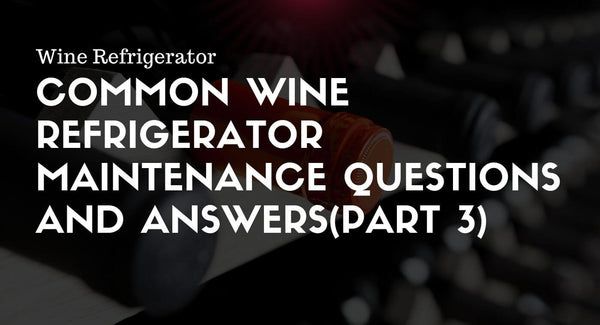 Common Wine Refrigerator Maintenance Questions and Answers(Part 3)