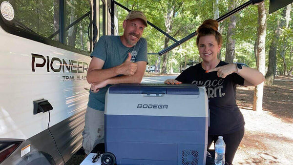 Chasing the Spring Sun with a Portable Refrigerator in Your Van