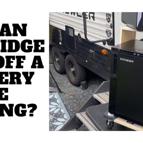 Will an RV Fridge Run Off a Battery While Driving