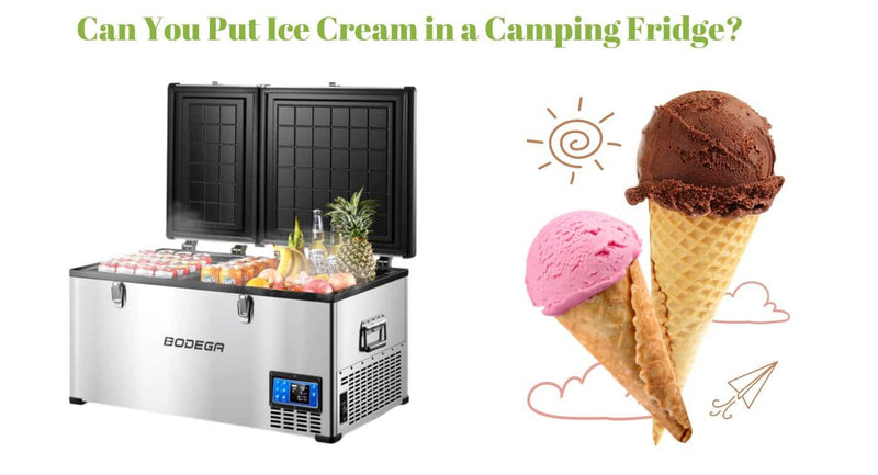 Can You Put Ice Cream in a Camping Fridge?