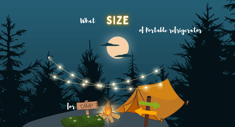 What Size Portable Refrigerator Fit for Camping?