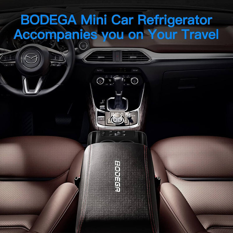 BODEGAcooler Mini Portable Car Armrest Refrigerator 9qt/8L CF8