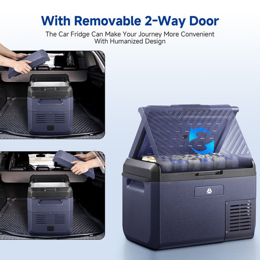 Portable Fridge Freezer IPX4 Rating Water Resistant 26qt