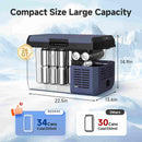 Portable Fridge Freezer IPX4 Rating Water Resistant 26qt