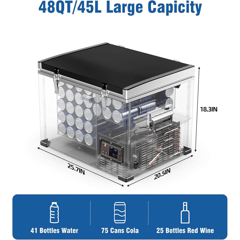 48qt car fridge freezer