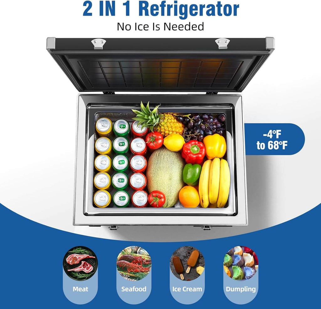 BODEGAcooler Portable Refrigerator 48Qt/45L12V