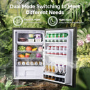 BODEGACOOLER 12-Volt Refrigerator, 116.2-Quart RV Refrigerator with Freezer, Dual-Mode RV Fridge with LED, 5℉-50℉ Travel Compressor Cooler 12/24V DC for Boat, Caravan, Truck, Camping (Black)