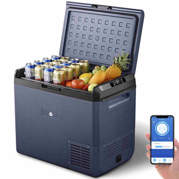 Electric Cooler Portable Fridge Freezer IPX4 Rating Water Resistant 65qt