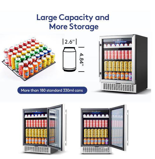  24 Inch 180 Cans Beer Fridge