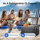 BODEGACOOLER 12 Volt Car Refrigerator, 40QT(38L) Car Fridge with APP Control, 12V Cooler -4℉ to 68℉, Portable Freezer 12/24V DC & 100-240V AC with Wheels for Outdoor, Truck, Camping, Travel