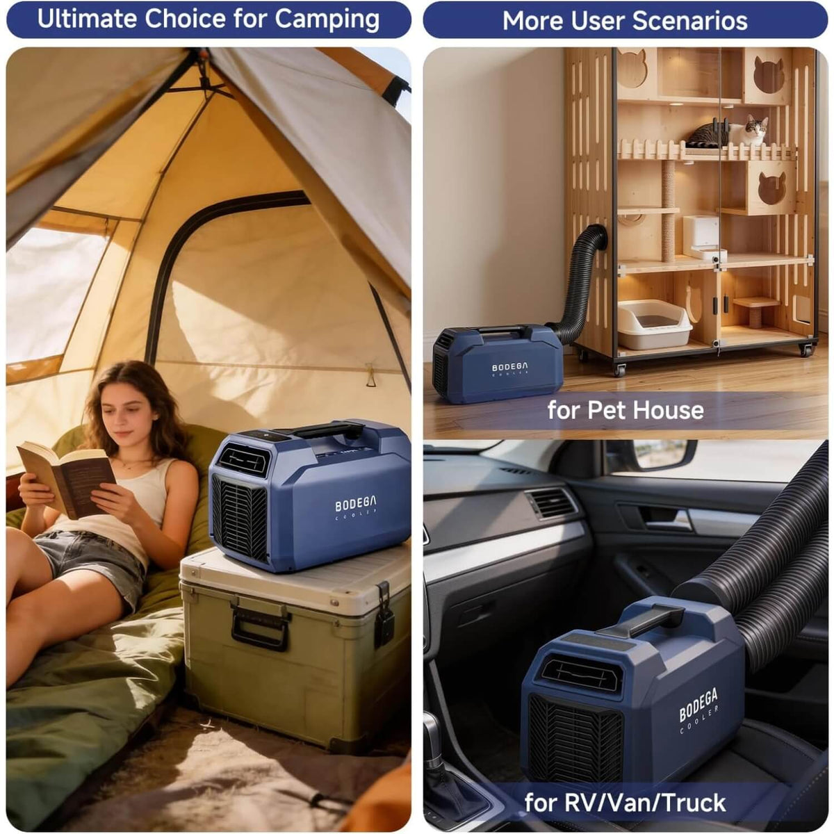 BODEGACOOLER 6000 BTU Portable Tent AC