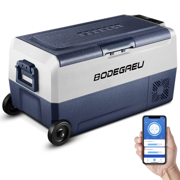 BODEGAEU  12V Portable Car Fridge 38qt/36L Dual Zone T36