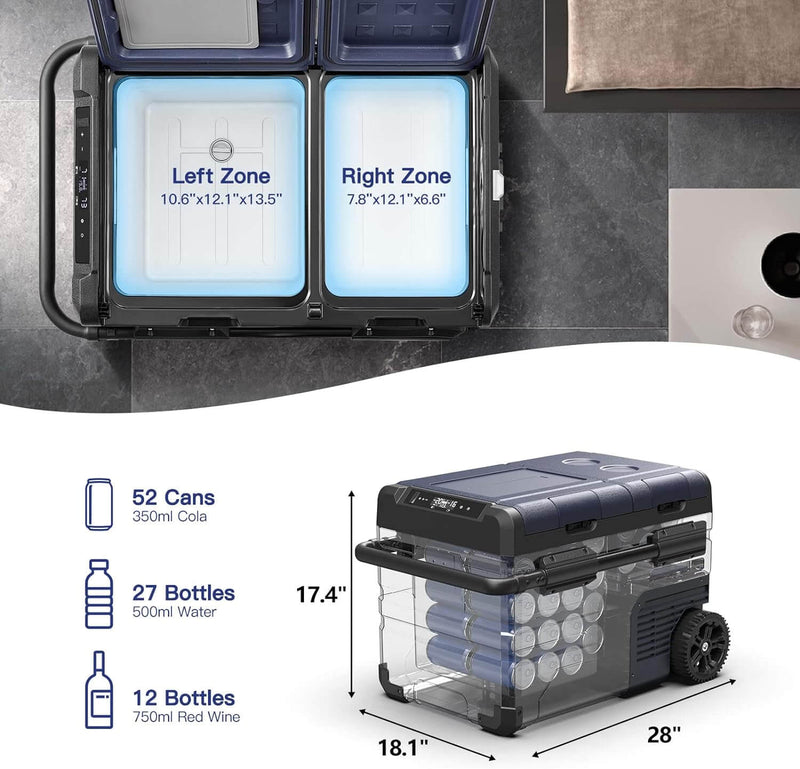 BODEGAcooler Car Fridge Dual Door
