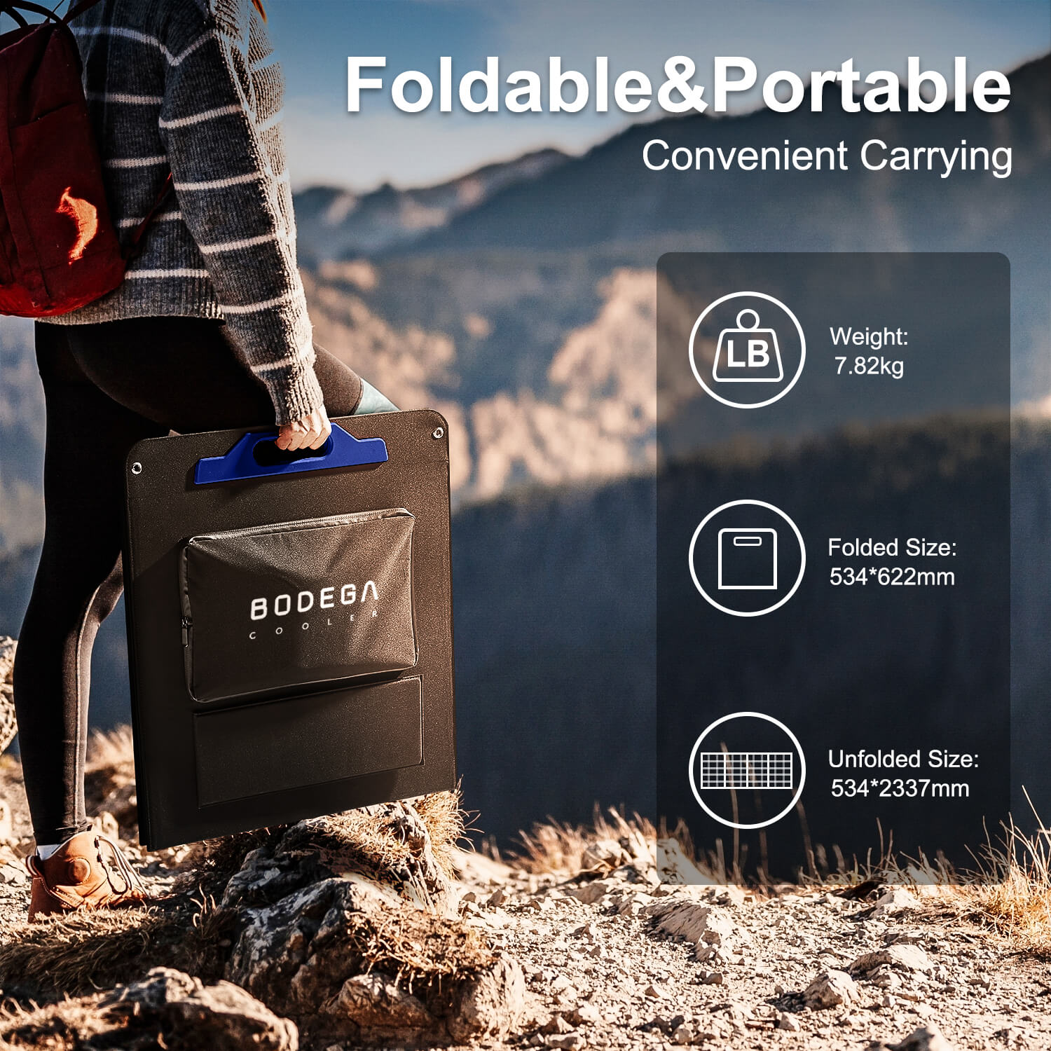 Portable solar panel 200W