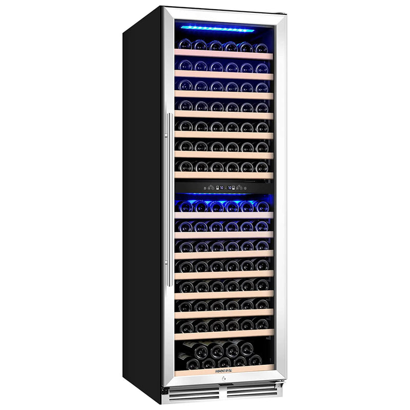 BODEGAcooler 24" Free Standing 174 Bottles Wine Cooler Dual Zone