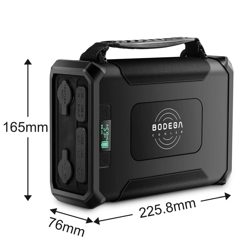 Bodegacooler 96000mAh/307.2Wh LiFePO4 Battery Backup GP50 for Outdoor Adventure