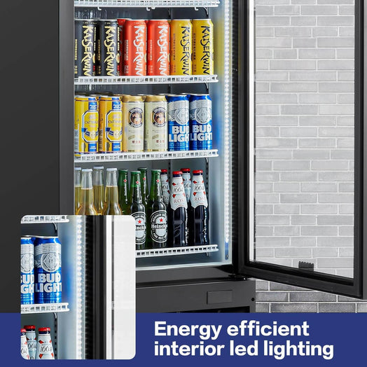 Commercial Glass Door Display Refrigerator Merchandiser 