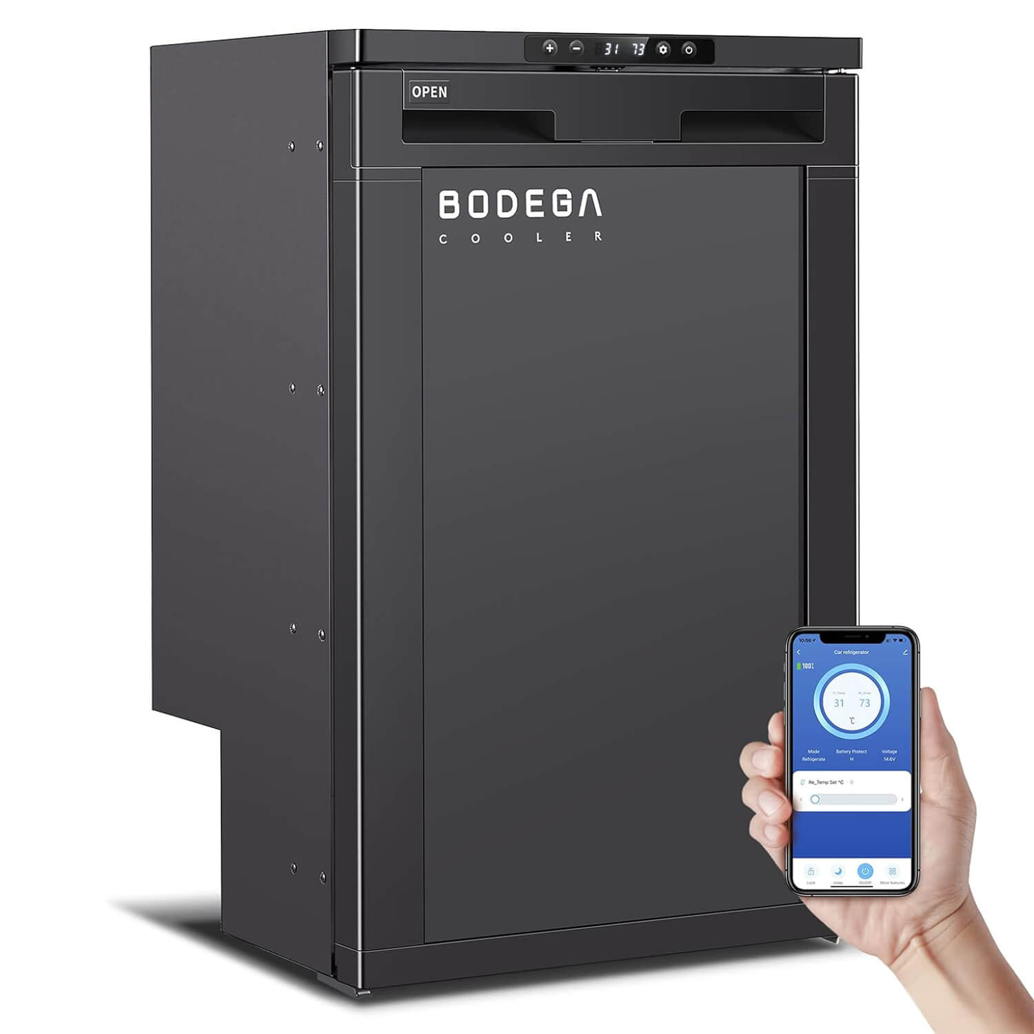 BODEGA 12 Volt RV Refrigerator 45L(1.6cu.ft)/65L(2.3cu.ft.) RV Fridge and Freezer