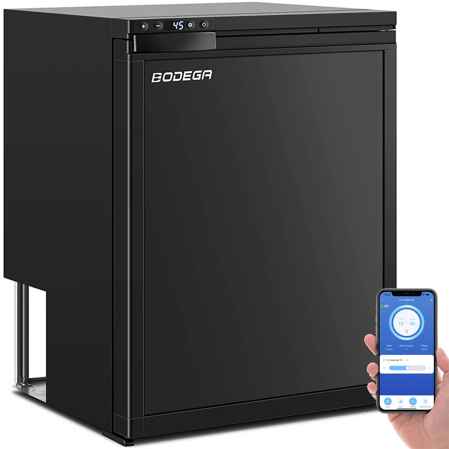 RV Refrigerator 2.3cu.ft 65L RV Fridge and Freezer