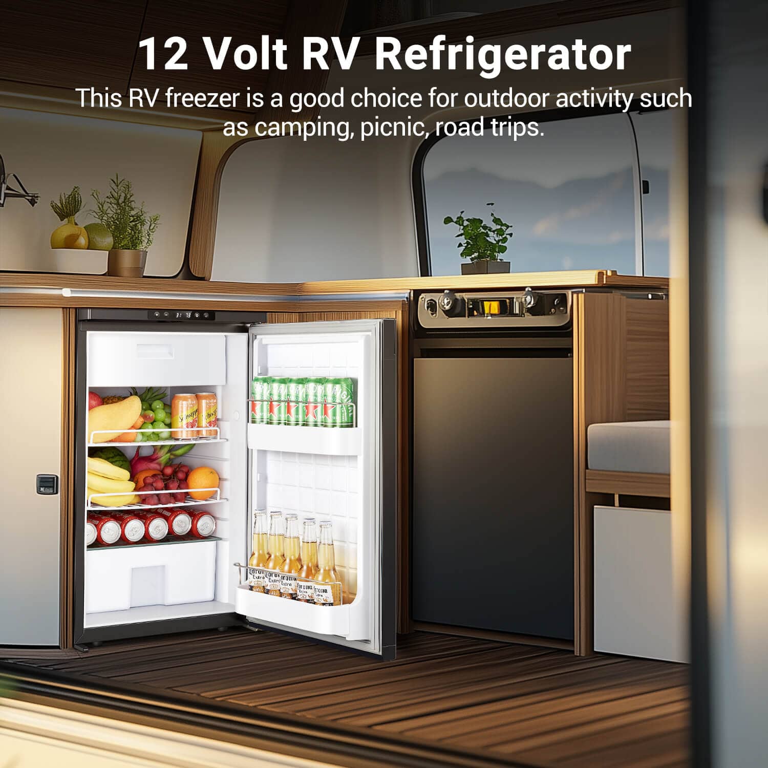 RV Refrigerater Upright Freezer 83L/3 Cu.ft