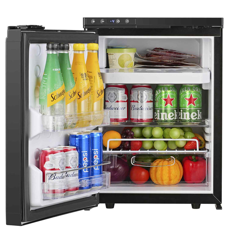 BODEGA 12 Volt Mini Refrigerator 1.25cu.ft 35.4L RV Fridge and Freezer