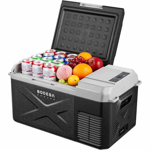 BODEGACOOLER 12 Volt Car Refrigerator 18qt Electric Cooler