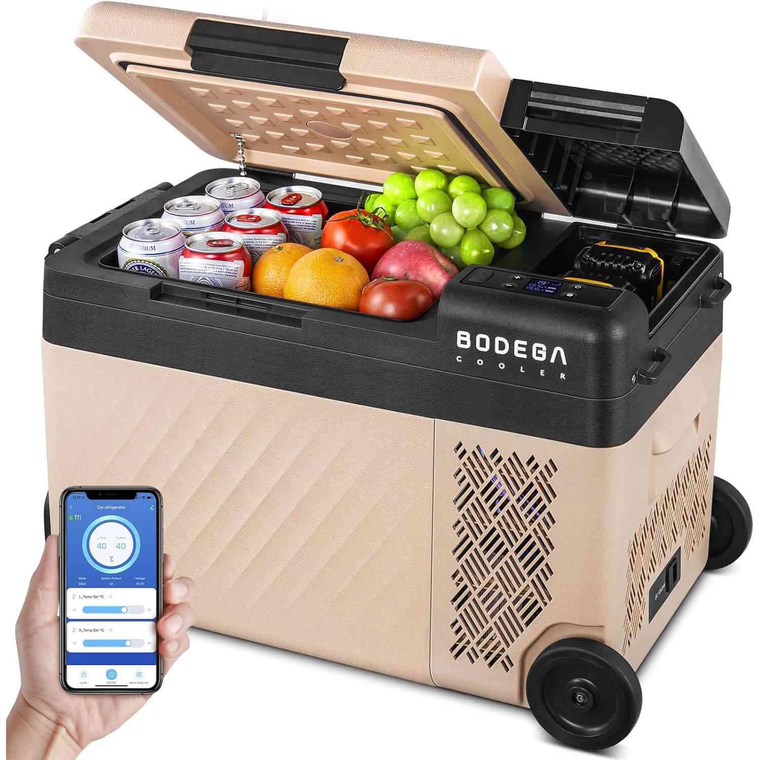 BODEGAcooler Small Portable Refrigerator 20QT