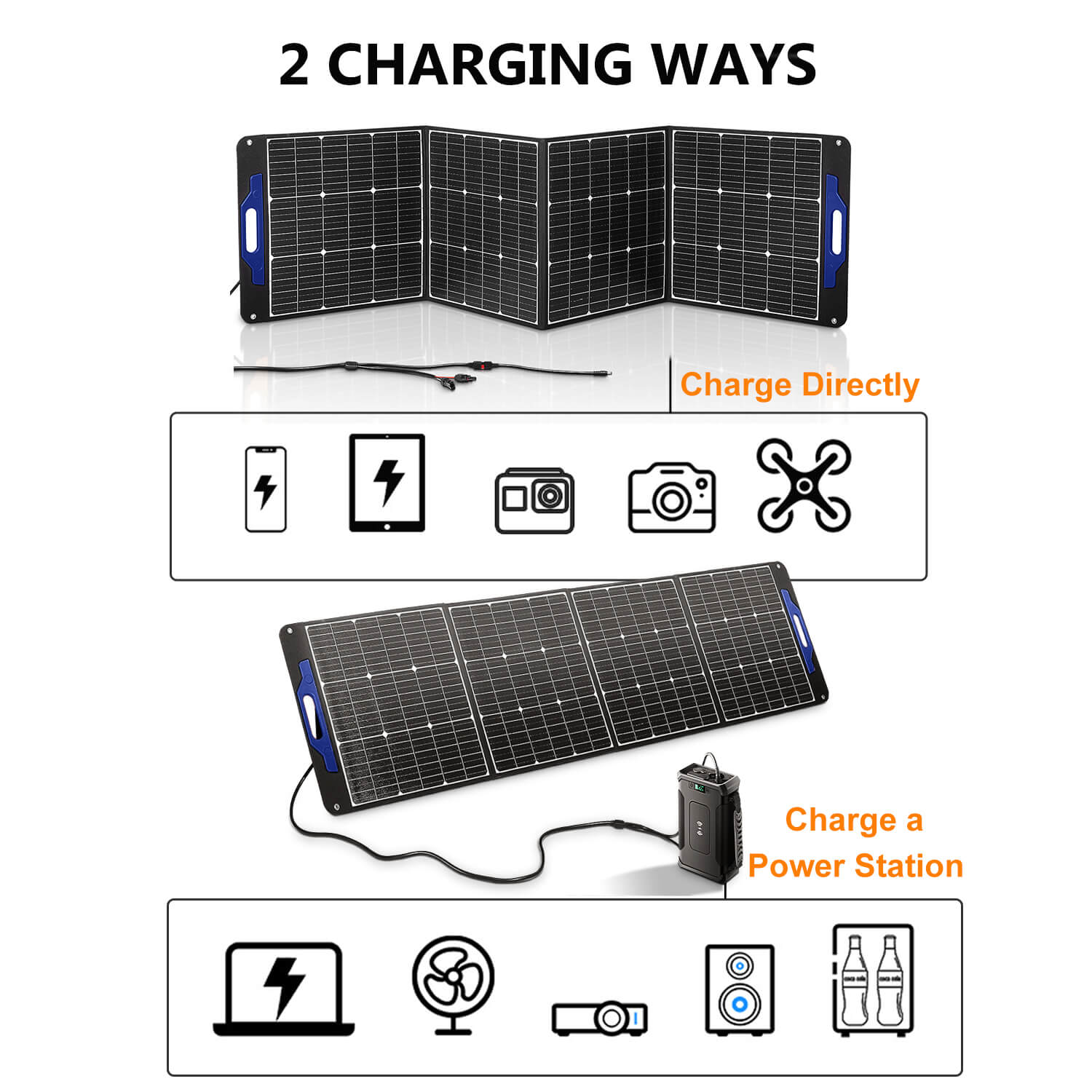 Portable solar panel 200W