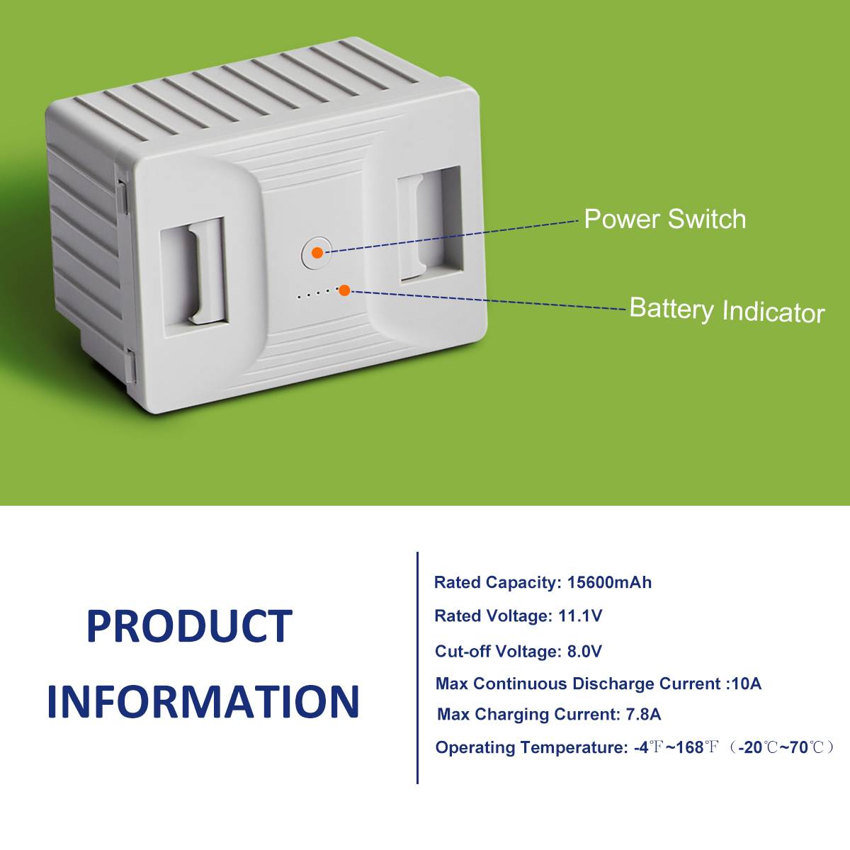 Bodega cooler detachable battery information