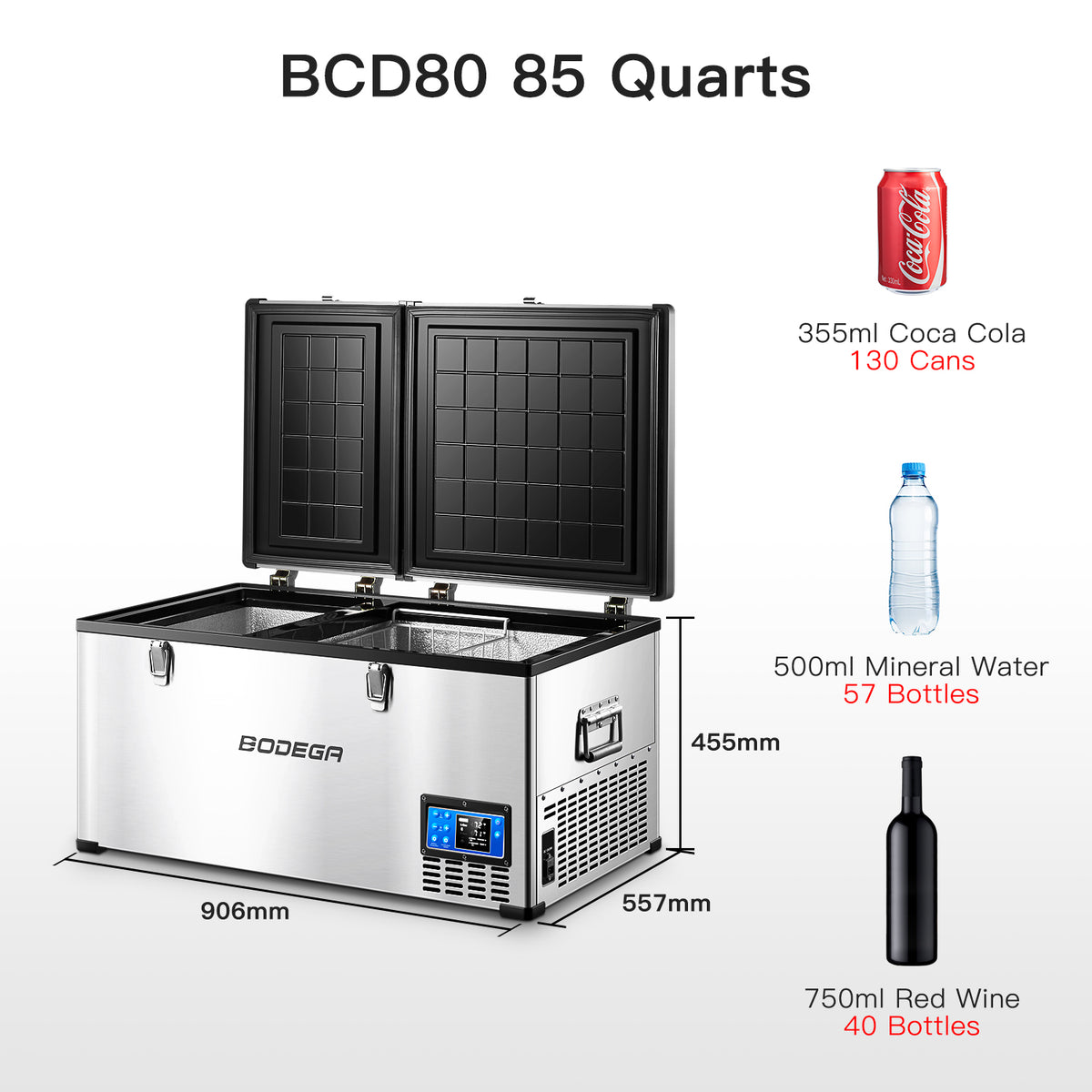 A-Stage 2ドア冷凍/冷蔵庫 90L(BR-C90W/B/S)｜A-Stage inc.