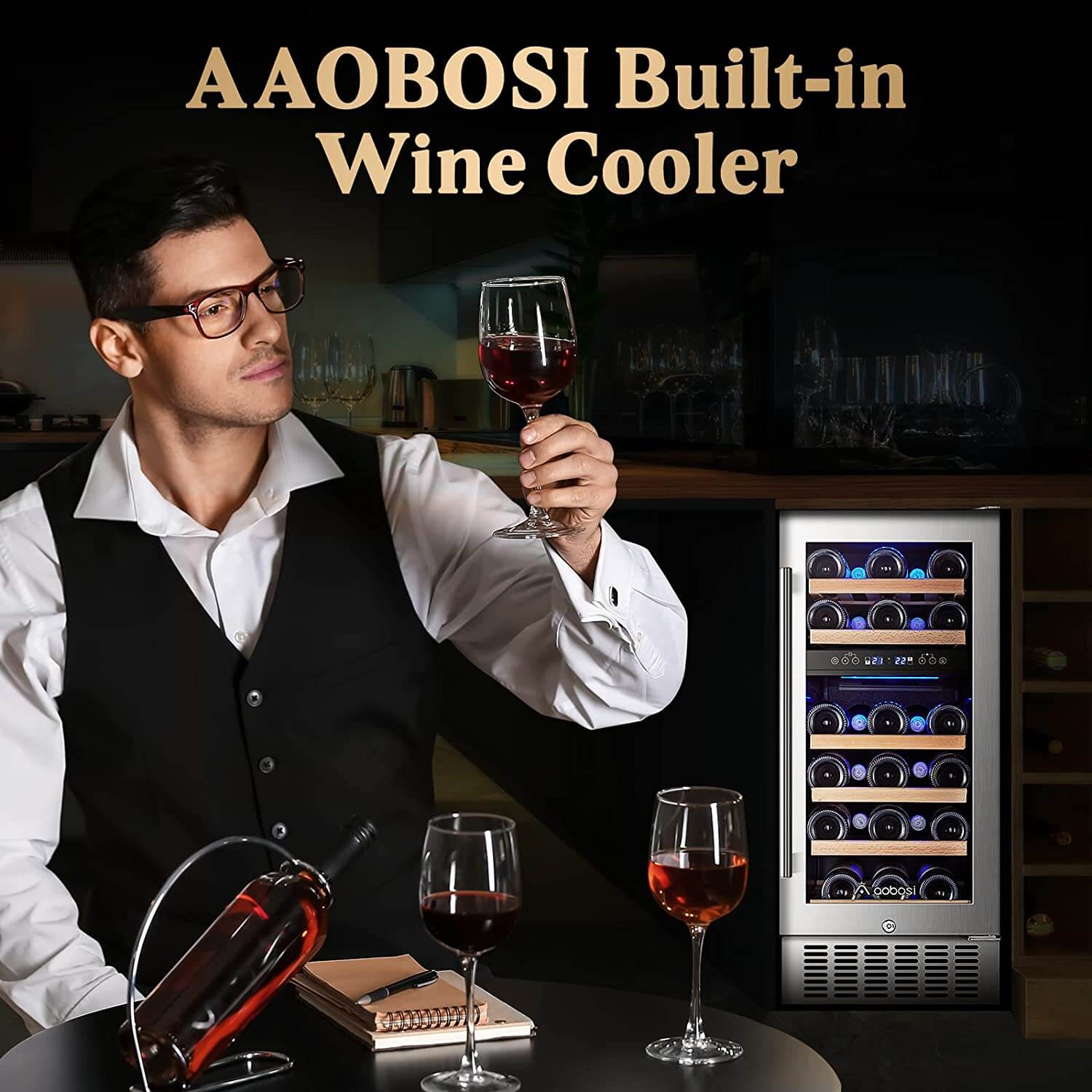 15 inch built deals in wine cooler