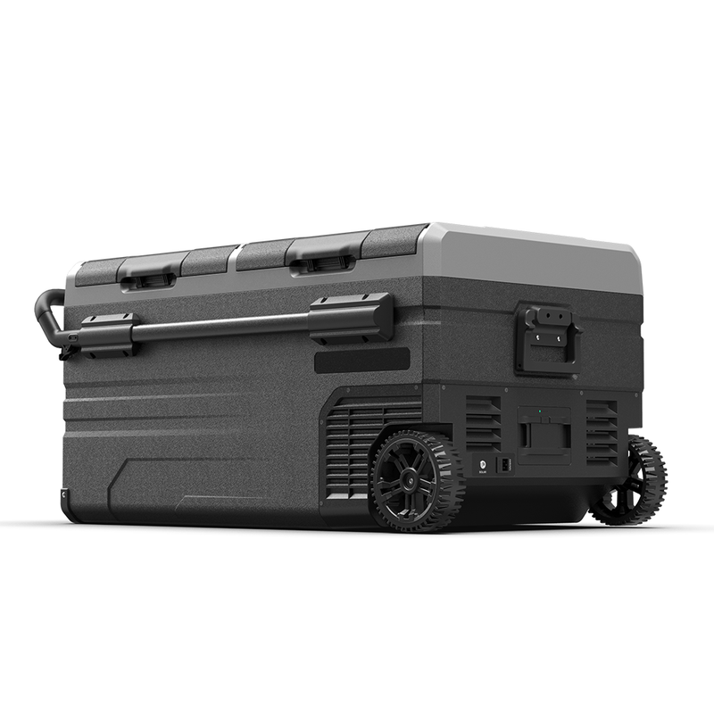 BODEGA-12V Car Fridge LOGO FREE-TWW75-99 (LG Compressor) Dual Zone Portable Refrigerator with APP Control