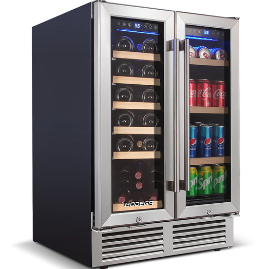 BODEGA-Wine cooler-115DR-24 inch-19 Bottles and 57 Cans