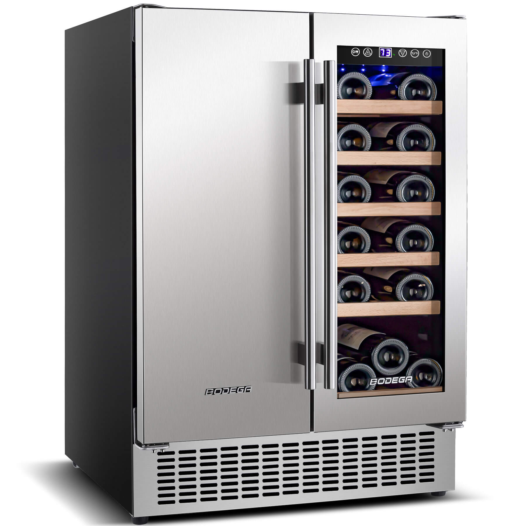 dual zone wine fridge