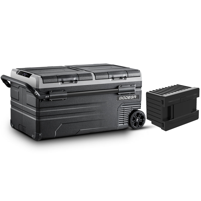 BODEGAcooler Large Portable Fridge 100qt/95L Dual Zone TWW95