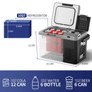BODEGAcooler Mini 12V Portable Freezer J9 10Qt/9L with Battery