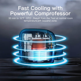 Bodegacooler TWW75 powerful compressor