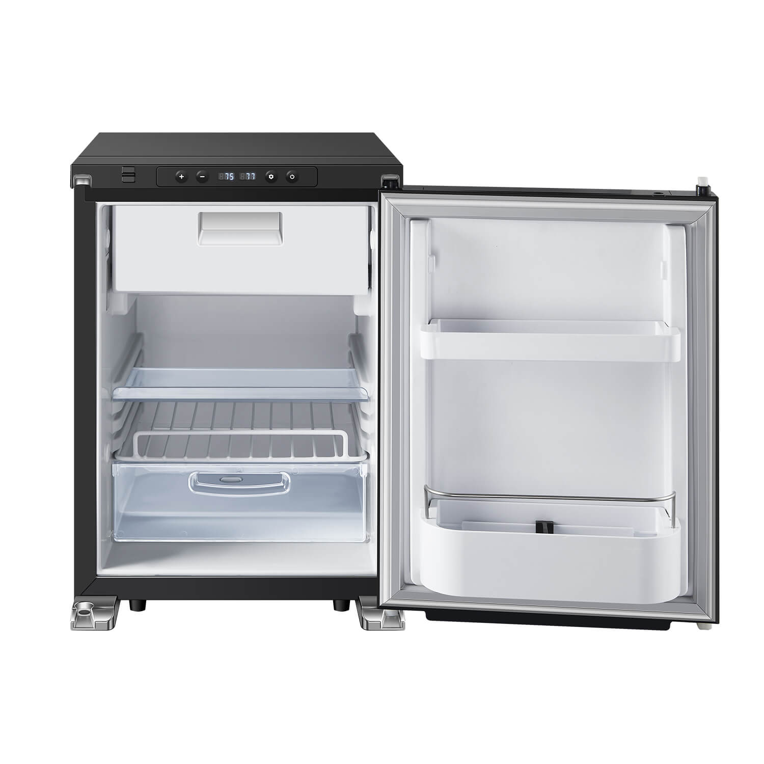 12v Rv Fridge BODEGA 12 Volt RV Refrigerator 45L/1.6cu.ft RV Fridge and Freezer